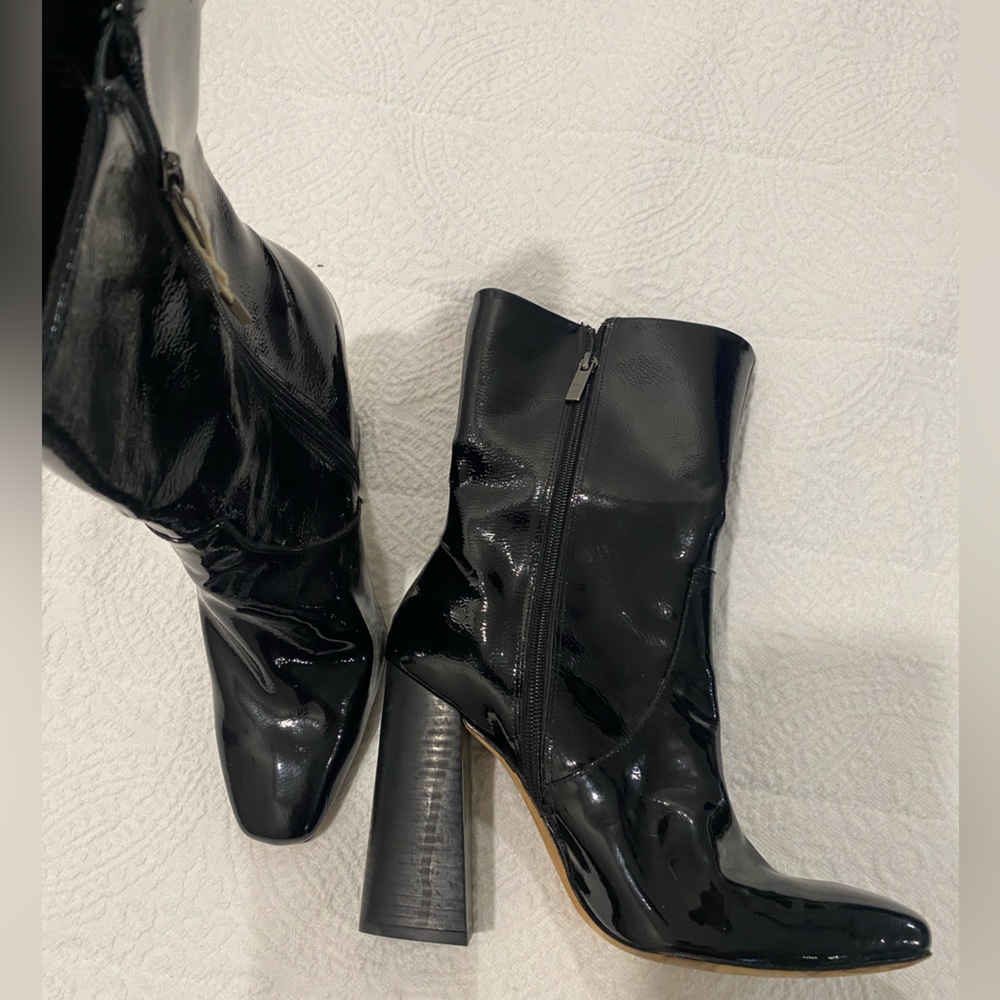 Halston Heritage woman’s boots - Size 9 - Black Leather